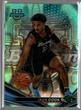 2022-23 Bowman's Best University Aqua Lava Refractors #29 Jalen Cook /199