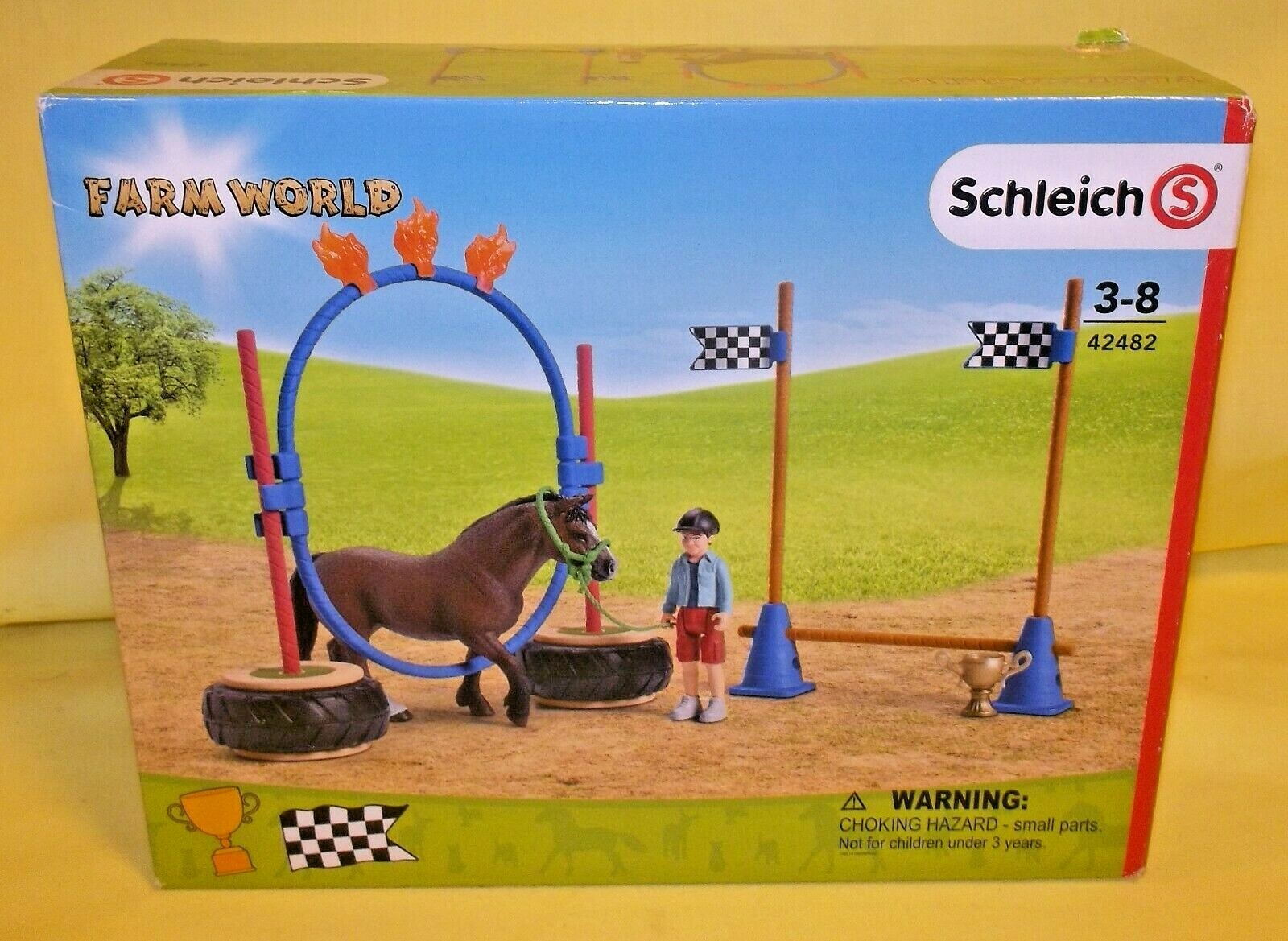 SCHLEICH FARM WORLD  PONY AGILITY RACE 42482