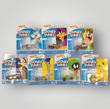 HOT WHEELS PREMIUM LOONEY TUNES CHARACTER CARS FULL SET OF 7 - MINT - NEW