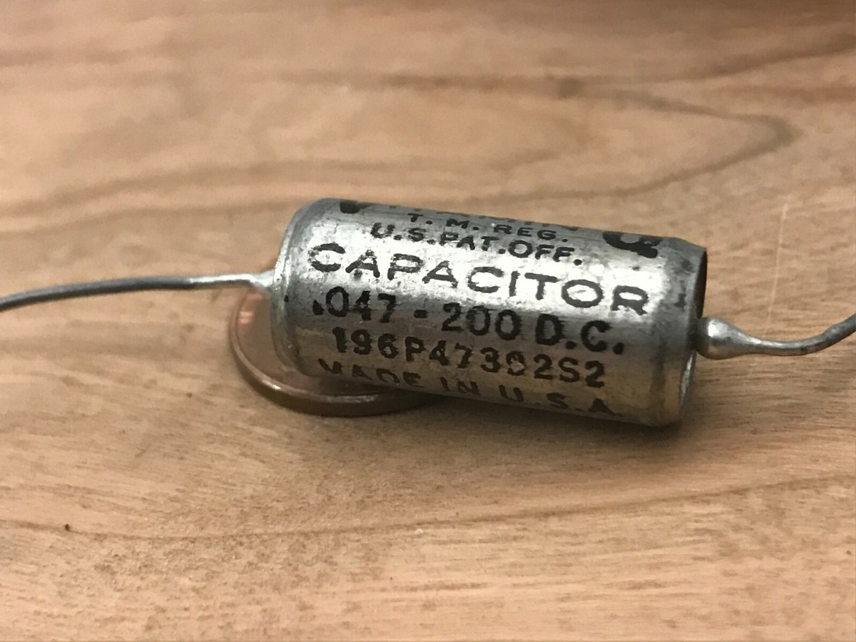 VITAMIN Q CAPACITOR ~ 0.047uF/200V ~ PIO ~ GUITAR ~ TONE VITAMIN Q CAPACITOR ~ 0.047uF/200V ~ PIO ~ GUITAR ~ TONE