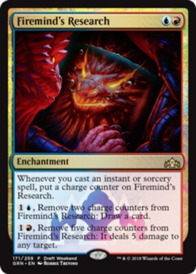 Firemind's Research - Foil Draft Weekend Promo LP, English MTG Unique & Misc Pro