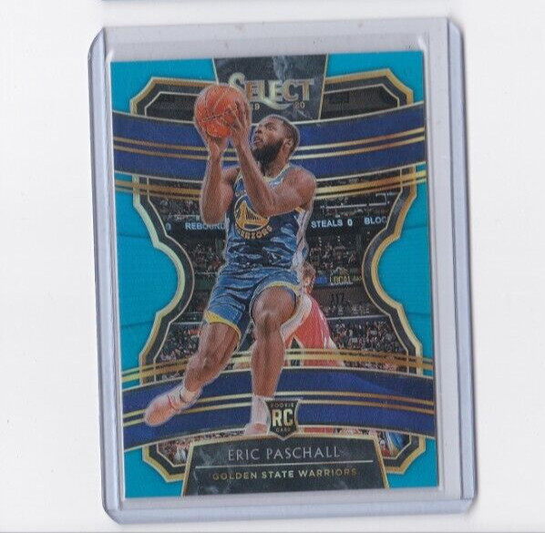 ERIC PASCHALL 19-20 SELECT CONCOURSE LIGHT BLUE PRIZM PARALLEL ROOKIE CARD #/299