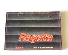 Libretto Manuale uso e manutenzione FIAT REGATA USATO ORIGINALE D'EPOCA Handbook