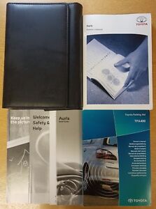 GENUINE TOYOTA AURIS OWNERS MANUAL HANDBOOK WALLET 2009-2012 PACK D-458