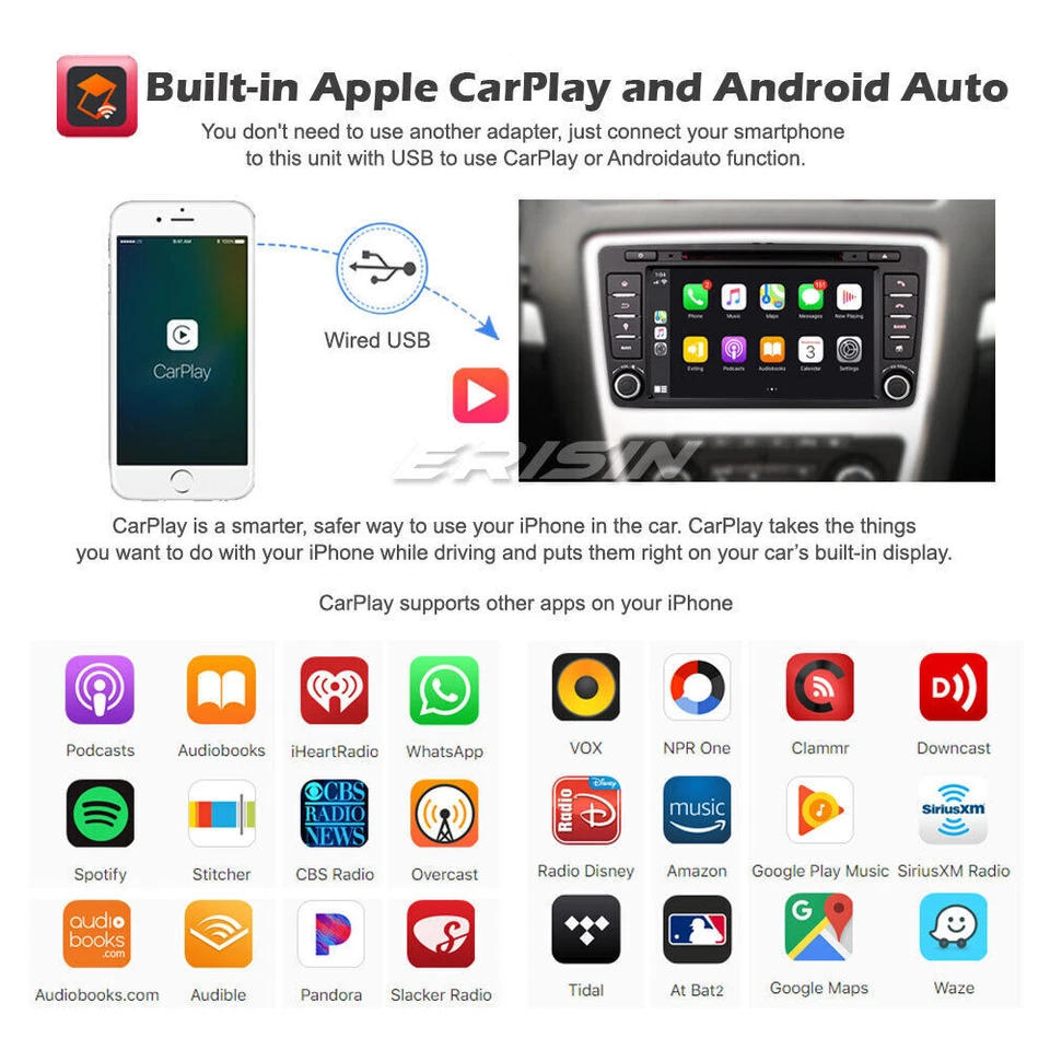 8-Kern DSP CarPlay Android 11 Autoradio NAVI Für Skoda Superb Octavia Yeti Rapid - Bild 3 von 4