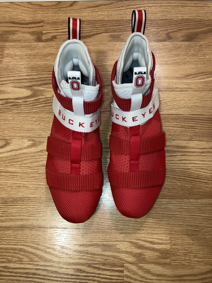 Nike LeBron Soldier XI 11 TD Ohio State  Size: 14 Nike | Shoes | Nike Lebron Soldier Xi 1 Td Ohio State Size  main image 4