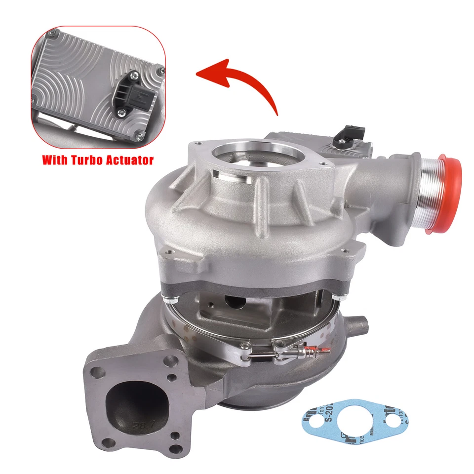 Turbo Turbocharger for 2007-21 Chevrolet Silverado 3500 GMC Sierra 3500 2500 HD Foto 3 de 4