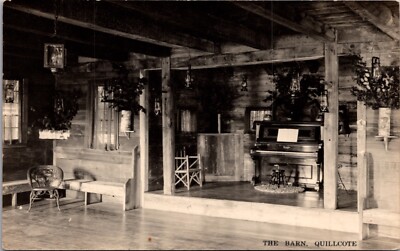 Real Photo PC The Barn at Quillcote Kate Douglas Wiggin House in Hollis, Maine