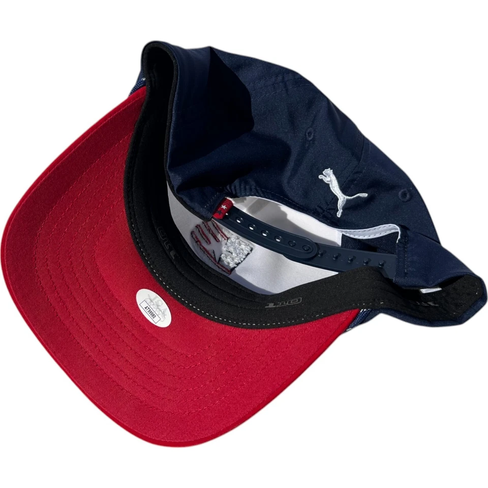 RICKIE FOWLER SIGNED AUTOGRAPHED PUMA GOLF HAT USA PGA US OPEN JSA - Image 2 of 3