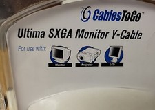 C2G SVGA Y Video Cable 1FT Cables to Go 29610 Ultima SXGA Y VIDEO CABLE NEW 