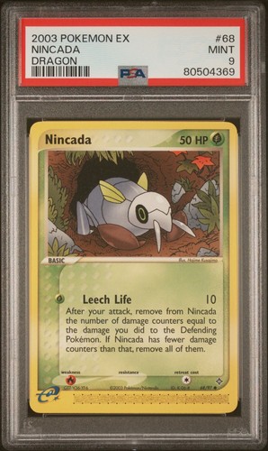 Nincada graded PSA 9 for sale on eBay