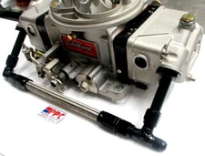 -06 an Edelbrock VRS Inlet Fuel Line W/Steel Braid Hose Show Polish Black