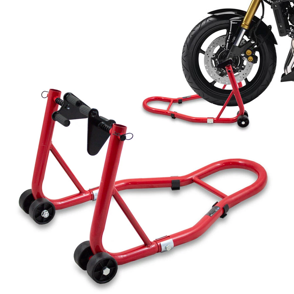 JRUKM Motorradständer – Verstellbarer Transportständer Für Vorderreifen 15–21 Zoll – Bis 816 Kg Tragkraft