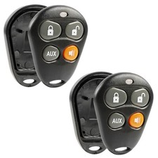 2 Key Fob Remote Shell Case Replacement For Viper Ezsdei474v Orange And Yellow