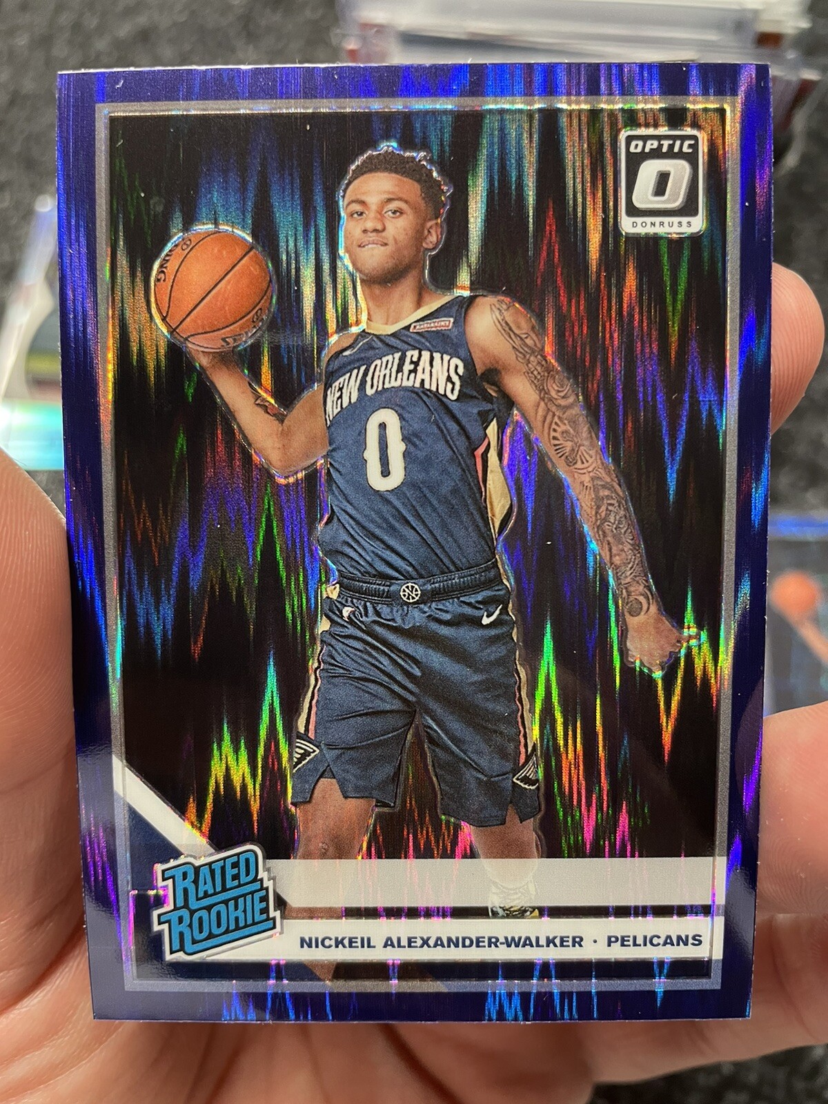 2019-20 Donruss Optic Purple Shock #184 Nickeil Alexander-Walker Rated Rookie🔥