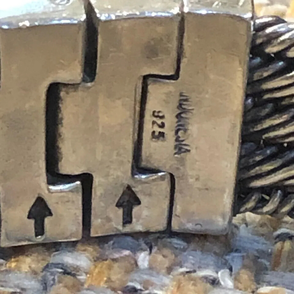 LOIS HILL Automatic Silver Grey Round Sterling Si… - image 9