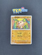 Pokémon TCG Mankey Paldea Evolved 106/193 Reverse Holo LP.