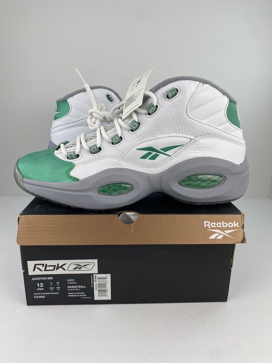 Reebok Question Mid \'Philadelphia Eagles\' Green/White FZ3993 Men\'s sz. 12‎ Reebok Question Mid  main image 3