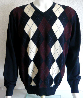 Brax Herren Strickpullover 100%Wolle Gr.52 V-Ausschnitt