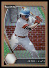 2021 Panini Prizm Draft Picks #PDP84 Jordan Viars Neon Orange Prizm SN Reedy