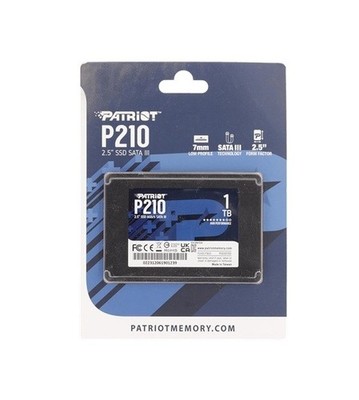 Patriot P210 1TB SSD 2.5'' SATA III 6GB/s Internal Solid State Drive For PC/MAC