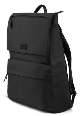 Bugatti Reborn Collection Recycled RFID-Blocking Lightweight Backpack, Black