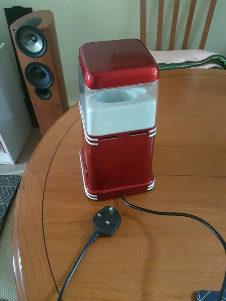 SMART Retro Mini Hot Air Popcorn Maker Maintain in Good Condition - Image 3 of 4