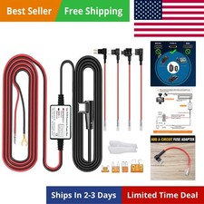 Dash Cam Hardwire Kit, Type C USB Hard Wire Kit 12V-24V to 5V Hardwire Kit wi...