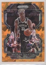 2021-22 Panini Prizm Orange Ice Prizm Nic Claxton Nicolas Claxton #38 0r5k