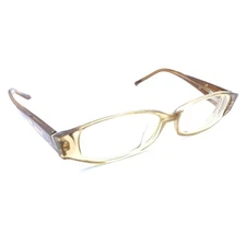 Coach Tabitha 576 Clear Brown Rectangle Eyeglasses Frames 135 Designer Women