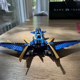 LEGO 9442 Ninjago Jays Storm Fighter with Minifigs + Stickers Applied