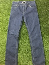 Levi s 511 Slim Jeans Youth 16 Reg W28 L28 Dark Wash Blue Denim Stretch