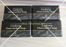 bath and body works exfoliating charcoal bar soap x4