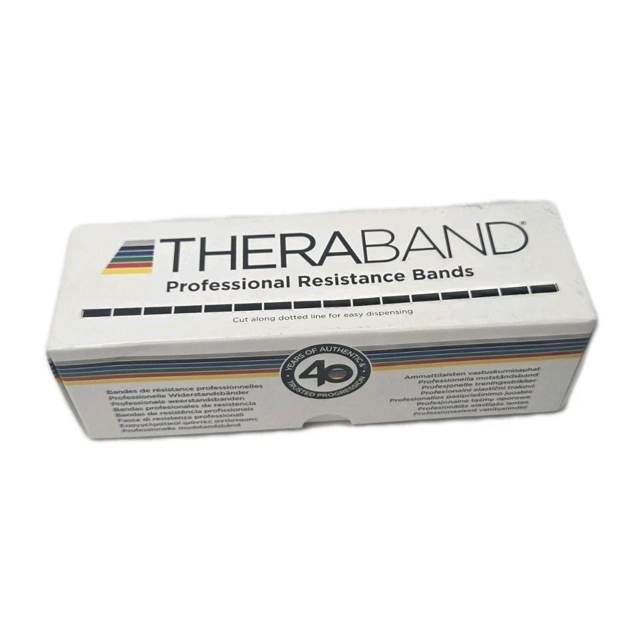 NEW SEALED THERABAND Pro Resistance Bands 6 Yard Roll 5.8lbs / 2.6kg - FREE SHIP