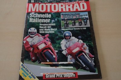 3) Motorrad 16/1992 - MZ 500 VR Fun mit 27PS bess - Yamaha SR 500 mit 27PS bess