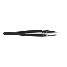 Anti-Static Ceramic Tweezers ESD Heat Resistant Insulated Pointed Tip Pliers H