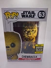Funko Pop! Disney Star Wars Chewbacca Gold Chrome #63 2019 Galactic Convention