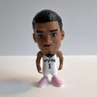 Zuru NBA Spurs Wembanyama Basketball Figure White Pink Black Plastic