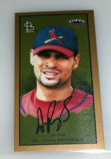 2003 Topps 205 Baseball Series Jose Albert Pujols Mini Card #3
