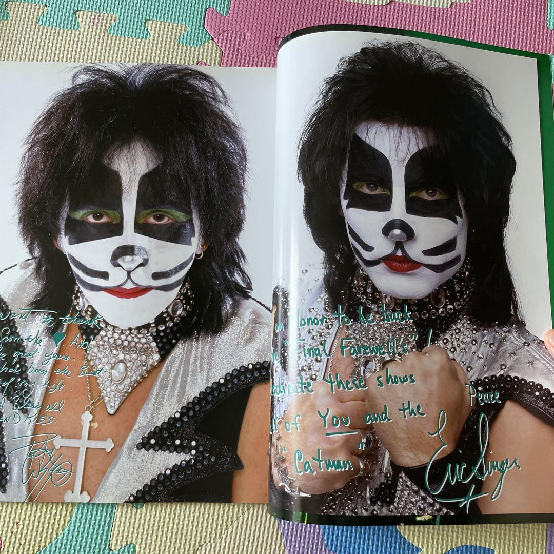 KISS Ace Frehley Autographed Pamphlet, Ticket Stub, Sticker, 2001