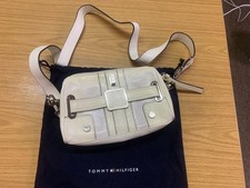 Borsa messenger Tommy Hilfiger ecopelle borsa a tracolla avorio/bianco inc dustbag!