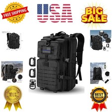 MOLLE Assault Backpack, Tactical Backpack Military Army Camping Rucksack, 3-D...
