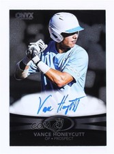 2023 Onyx Premium Black 34/45 Vance Honeycutt #OPVH Auto 0j81
