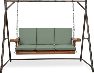 Arden Earthfiber Indoor/Outdoor Swing Cushion Set, 56 X 20, Water Repellent, Fad