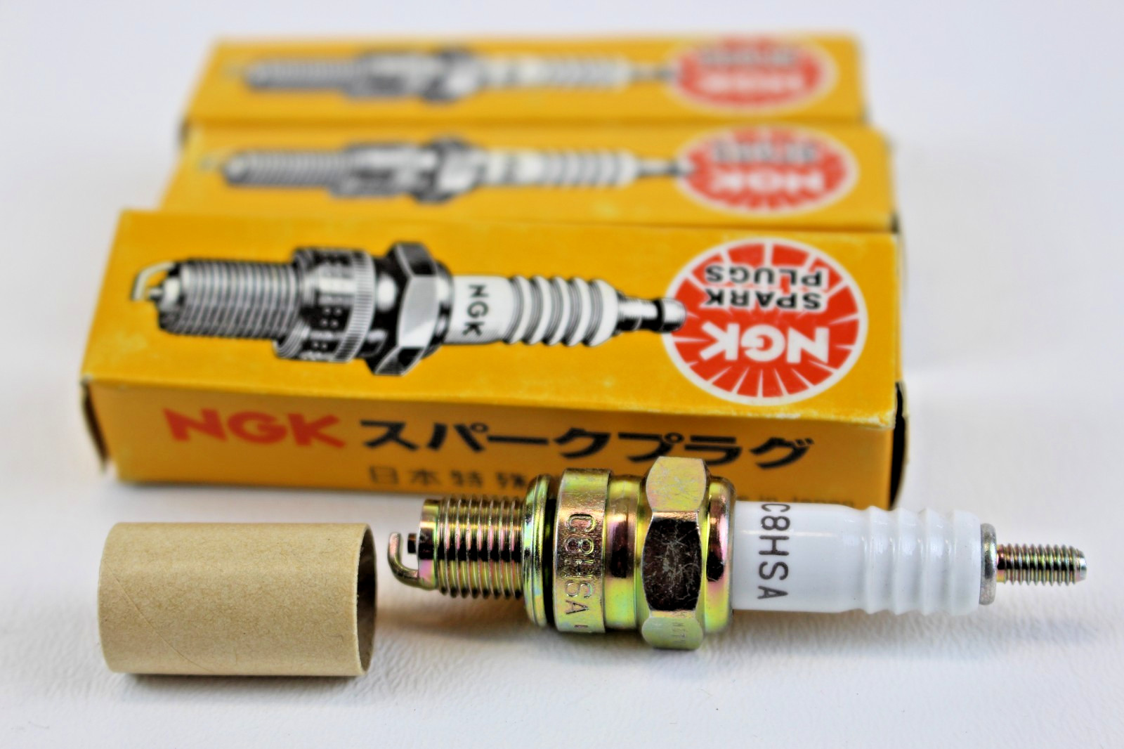 10pk NGK C8HSA Stock# 6821 Spark Plugs NOS Made in Japan