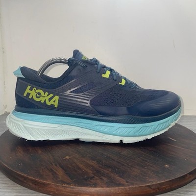 Hoka One One Stinson ATR 6 Womens Size 11 Blue Running Shoe Sneaker 1110507 OSBG