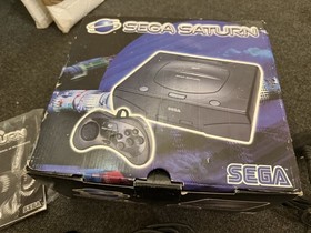 Sega Saturn Console Boxed MK2, PAL, Original Controller, leads