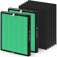 2 Pack 150 True HEPA Filter Replacement Sets for Coway Airmega 150 Air-Purifier,