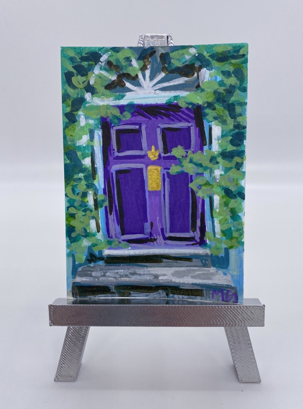 Purple Door  2.5x 3.5&rdquo;