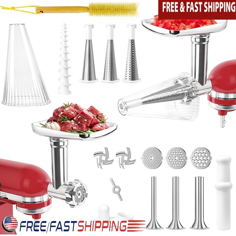 Kitchenaid Stand Mixer Fruit Vegetable Strainer Meat Grinder
